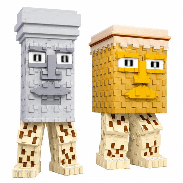 Garama and Madundung, the salt and honey brainrot characters standing side by side