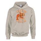 Trippi Troppi print on a sand pullover hoodie, front view