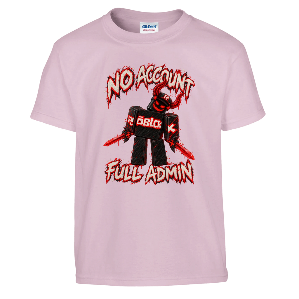 Guest 666 print on a light pink kids t-shirt, front view