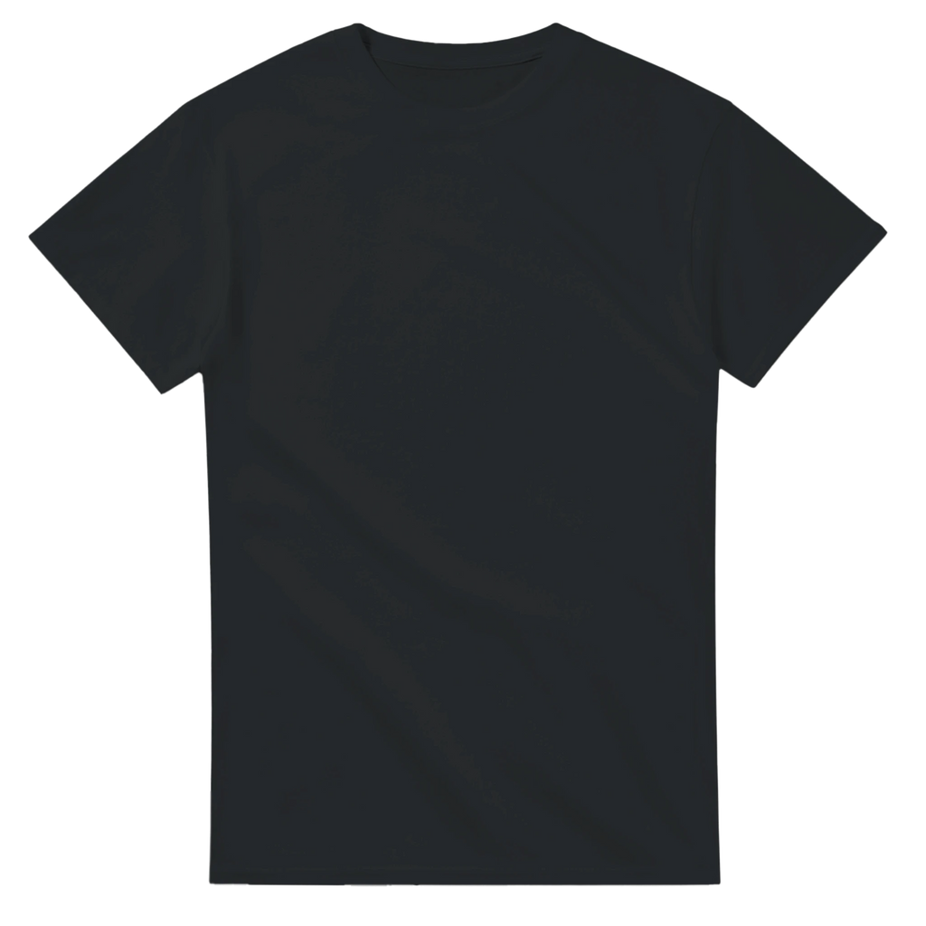 Black t-shirt printed with Noobini Pizzanini and the words Pizza on, brain off, front view