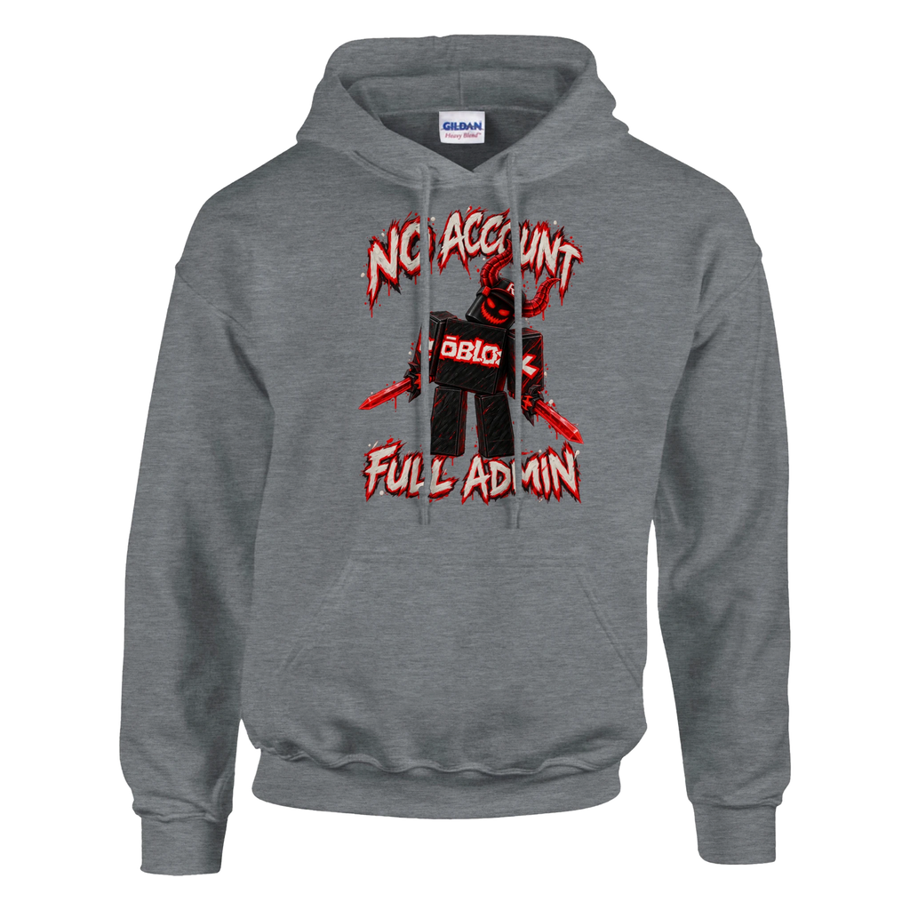 Guest 666 print on a sport grey pullover hoodie, front view