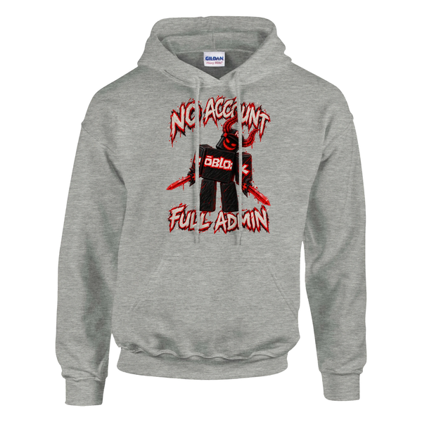 Guest 666 print on an ash grey pullover hoodie, front view
