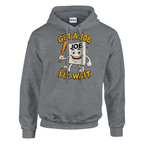 Job Job Job Sahur print on a sport grey pullover hoodie, front view