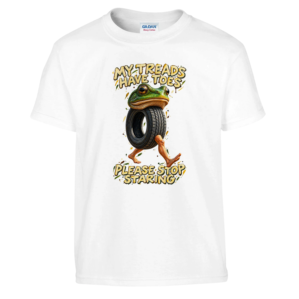Boneca Ambalabu print on a white kids t-shirt, front view